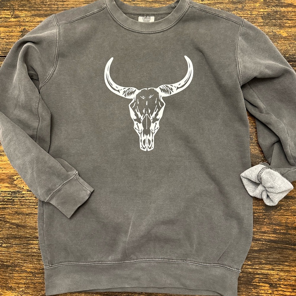 LONG HORN sweat shirt